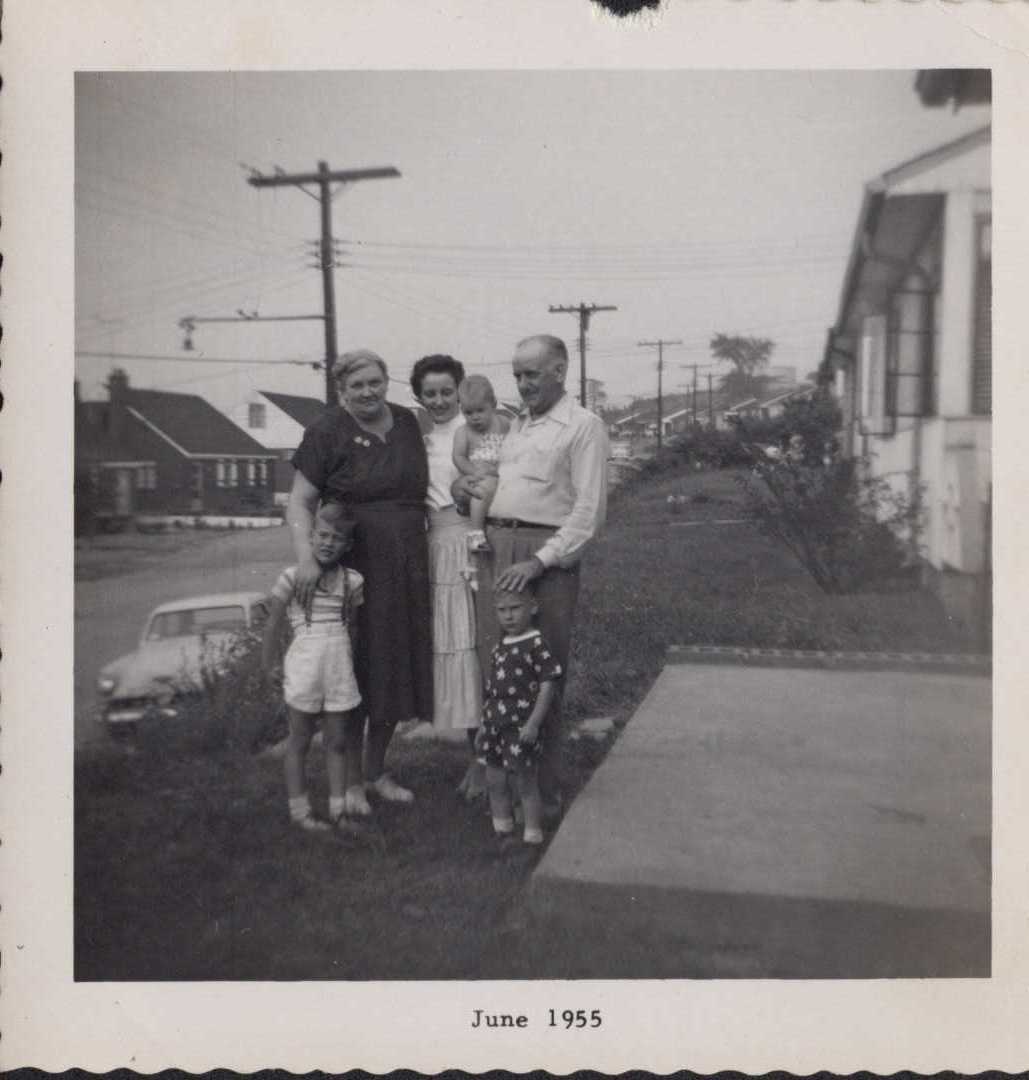 Joan with the Koon Children, 1955