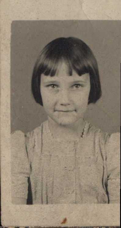 Joan Bellamy School Photo, 1940-1945